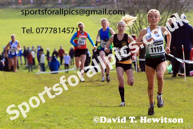 Senior Womens 2023 UK CAU Inter Counties Cross Country Champs, Prestwold Hall, Loughborough. Photo: David T. Hewitson/Sports for All Pics